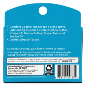 Equate Women's 5 Blade Refills, Cartridges Fit Equate 5 Blade & Gillette® Venus® Handles (4 Count) - Image 7