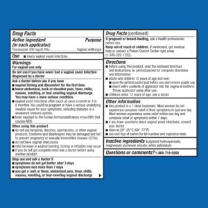 Equate Tioconazole 1 Day Antifungal Treatment, 0.16 oz, Compare to Monistat® 1 Active Ingredient - Image 6