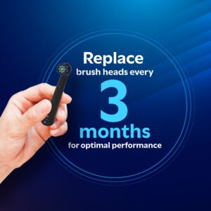 Equate Trios Premium Clean Replacement Brush Heads for Most Oral-B® IO Electric Toothbrushes, Black (2 Count), Compare to Oral-B® iO Ultimate Clean - Image 6