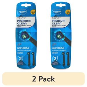 Equate Trios Premium Clean Replacement Brush Heads for Most Oral-B® IO Electric Toothbrushes, Black (2 Count), Compare to Oral-B® iO Ultimate Clean - Image 11