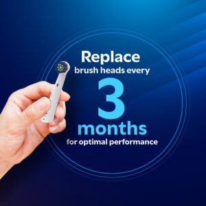 Equate Trios Premium Clean Replacement Brush Heads for Most Oral-B® iO Electric Toothbrushes, White (2 Count) Compare to Oral-B® iO Ultimate Clean - Image 6