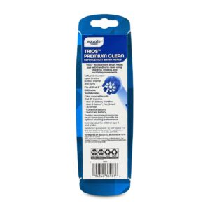 Equate Trios Premium Clean Replacement Brush Heads for Most Oral-B® iO Electric Toothbrushes, White (2 Count) Compare to Oral-B® iO Ultimate Clean - Image 8