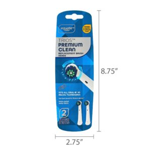 Equate Trios Premium Clean Replacement Brush Heads for Most Oral-B® iO Electric Toothbrushes, White (2 Count) Compare to Oral-B® iO Ultimate Clean - Image 9