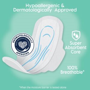 Equate Ultra Thin Pads with Wings, Size 1, Regular Protection (18 Count) - Image 3