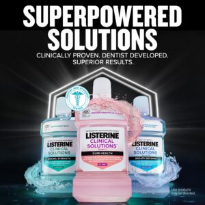 Listerine Breath Defense Alcohol-Free Mouthwash Oral Care, Smooth Mint, 1 L - Image 7