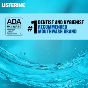 Listerine Breath Defense Alcohol-Free Mouthwash Oral Care, Smooth Mint, 1 L - Image 8
