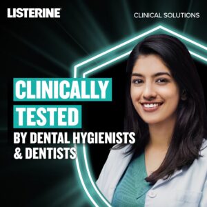 Listerine Clinical Solutions Teeth Strength Anticavity Fluoride Mouthwash Oral Care, 1 L - Image 3