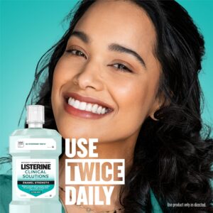 Listerine Clinical Solutions Teeth Strength Anticavity Fluoride Mouthwash Oral Care, 1 L - Image 4