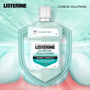 Listerine Clinical Solutions Teeth Strength Anticavity Fluoride Mouthwash Oral Care, 1 L - Image 6