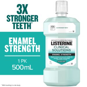 Listerine Clinical Solutions Teeth Strength Anticavity Fluoride Mouthwash Oral Care, 1 L - Image 10