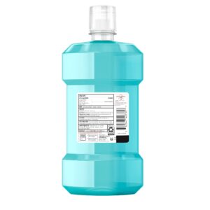 Listerine Cool Mint Antiseptic Mouthwash, For Bad Breath & Plaque Oral Care, 1 L - Image 10