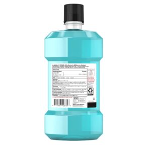 Listerine Cool Mint Antiseptic Mouthwash, For Bad Breath & Plaque Oral Care, 1 L - Image 20