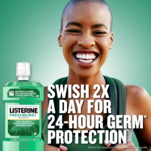 Listerine Freshburst Antiseptic Mouthwash Oral Care, Mint, 1 L - Image 5