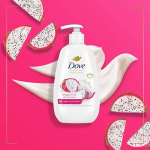 Dove Advanced Care Nourishing Hand Wash for Women Dragonfruit & Coconut, 12 oz - Image 4
