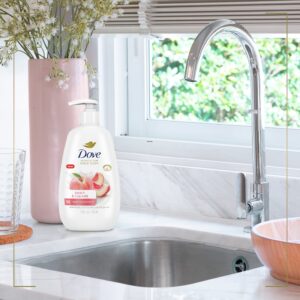 Dove Advanced Care Nourishing Hand Wash for Women Peach & Rice Milk, 12 oz - Image 6
