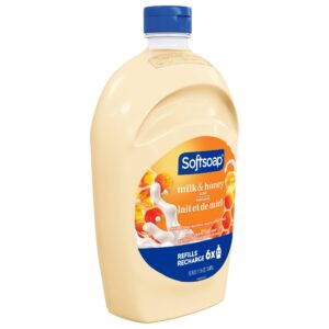 Softsoap Liquid Hand Soap Refill, Kitchen and Bathroom Hand Soap, Milk and Honey, 50 Fluid Ounce Bottle - Image 14