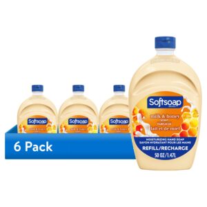 Softsoap Liquid Hand Soap Refill, Kitchen and Bathroom Hand Soap, Milk and Honey, 50 Fluid Ounce Bottle - Image 18