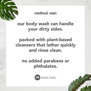 Method Men Body Wash, Sandalwood + Vetiver, 18 oz - Image 4