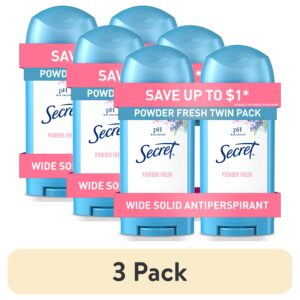 Secret Solid Antiperspirant Deodorant, Powder Fresh, 2.7 oz, Twin Pack - Image 10
