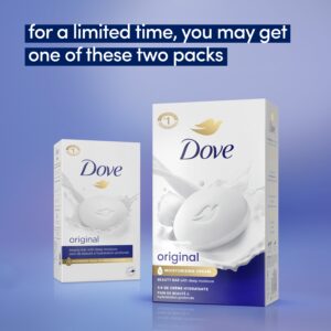 Dove Beauty Bar Women's Bath Soap Gentle Skin Cleanser Original, 3.17 oz - Image 3