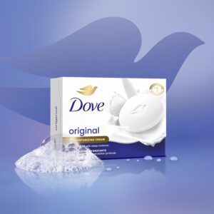 Dove Beauty Bar Women's Bath Soap Gentle Skin Cleanser Original, 3.17 oz - Image 4