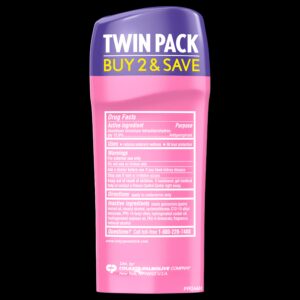 Lady Speed Stick Invisible Antiperspirant Deodorant, Dry, Shower Fresh, 2.3 oz Twin Pack - Image 16
