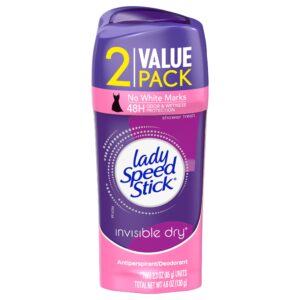 Lady Speed Stick Invisible Antiperspirant Deodorant, Dry, Shower Fresh, 2.3 oz Twin Pack - Image 18