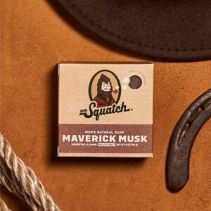 Dr. Squatch All Natural Bar Soap for Men, Maverick Musk, 5 oz - Image 6