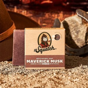 Dr. Squatch All Natural Bar Soap for Men, Maverick Musk, 5 oz - Image 7