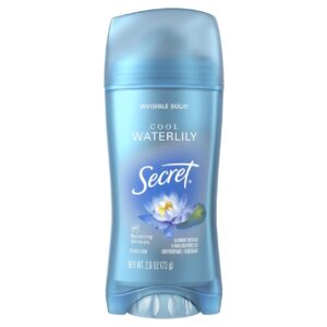 Secret Invisible Solid Antiperspirant Deodorant Stick for Women, Waterlily Scent, 2.6 oz - Image 7
