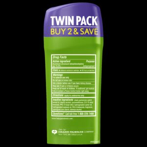 Lady Speed Stick Invisible Antiperspirant Deodorant, Dry, Powder Fresh, 2.3 oz Twin Pack - Image 3