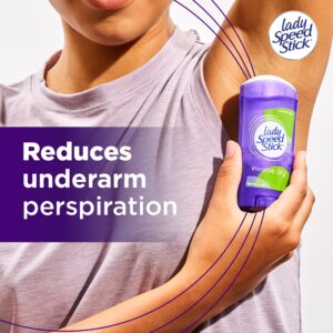 Lady Speed Stick Invisible Antiperspirant Deodorant, Dry, Powder Fresh, 2.3 oz Twin Pack - Image 4