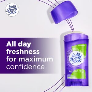 Lady Speed Stick Invisible Antiperspirant Deodorant, Dry, Powder Fresh, 2.3 oz Twin Pack - Image 7