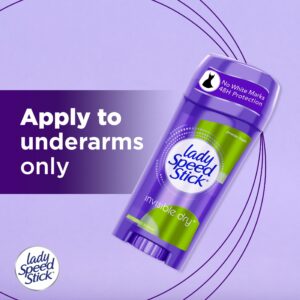 Lady Speed Stick Invisible Antiperspirant Deodorant, Dry, Powder Fresh, 2.3 oz Twin Pack - Image 9