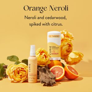 Curie Natural Deodorant Stick, Orange Neroli, Aluminum-Free, for Men and Women, 2 oz - Image 4