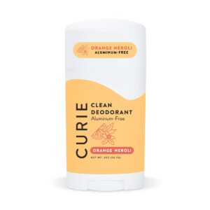 Curie Natural Deodorant Stick, Orange Neroli, Aluminum-Free, for Men and Women, 2 oz - Image 8