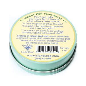 Island Soap & Candle Works Surfer's Salve, Tube, 3oz. - Image 18