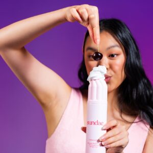 Sundae Whipped Shower Foam Cherry on Top for All Adult Skin Types - Image 5