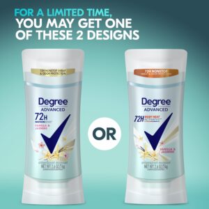 Degree Advanced Women's Antiperspirant Deodorant Stick Vanilla & Jasmine, 2.6 oz - Image 3