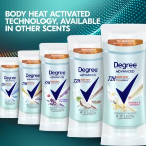 Degree Advanced Women's Antiperspirant Deodorant Stick Vanilla & Jasmine, 2.6 oz - Image 8