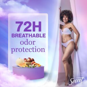 Secret Fresh Clear Gel Antiperspirant Deodorant, Sweet Nectarine, 2.6 oz - Image 5