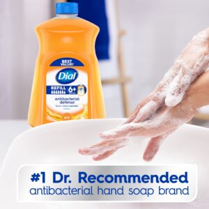 Dial Antibacterial Liquid Hand Soap Refill, Gold, 52 fl oz - Image 4