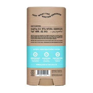Dr. Squatch Coconut Castaway Natural Deodorant for Men, 2.65 oz
