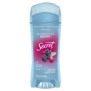 Secret Fresh Antiperspirant Deodorant Clear Gel, Berry, 3.4 oz - Image 8