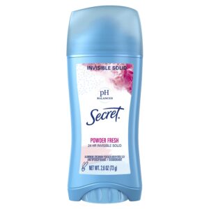 Secret Invisible Solid Antiperspirant Deodorant Stick, Powder Fresh, 2.6oz - Image 7