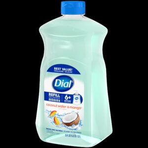 Dial Liquid Hand Soap Refill, Coconut Water & Mango, 52 fl oz