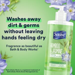 Suave Essentials Liquid Hand Soap, Bamboo & Jasmine, 13.5 fl oz - Image 5