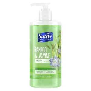 Suave Essentials Liquid Hand Soap, Bamboo & Jasmine, 13.5 fl oz - Image 9