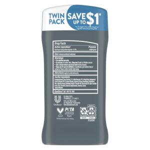 Dove Men+Care Long Lasting Antiperspirant Deodorant Stick for Men Twin Pack, Clean, 2.7 oz - Image 3