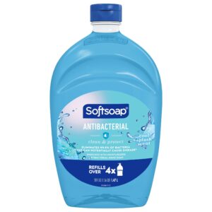 Softsoap Antibacterial Liquid Hand Soap Refill, Cool Splash, 50 Fluid Ounce Bottle - Image 19